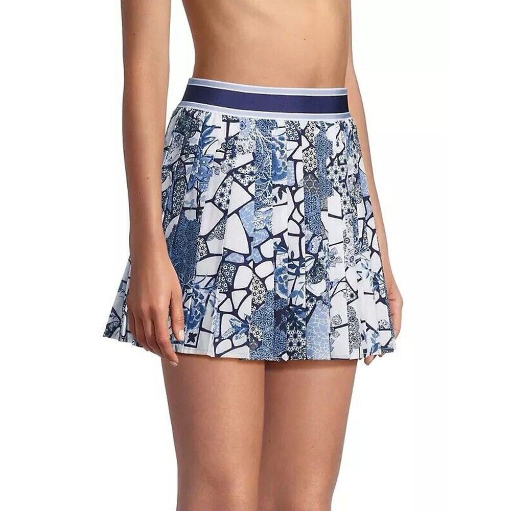 Johnny Was Active Womens Moonlight Glass Skort Size Small Pleated Tennis Prep